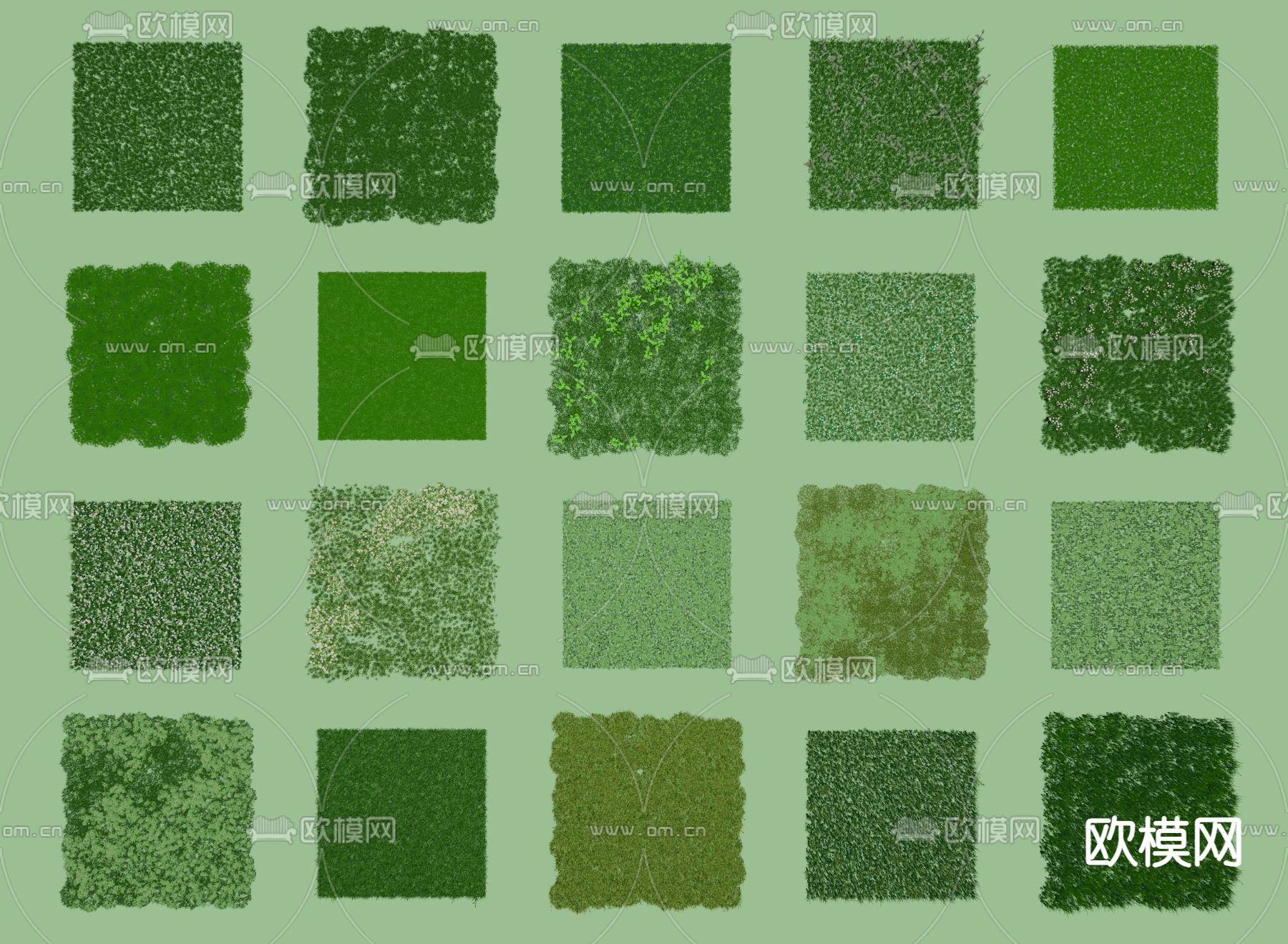 草坪 草地 草原 小草su模型下载（渲染图2）