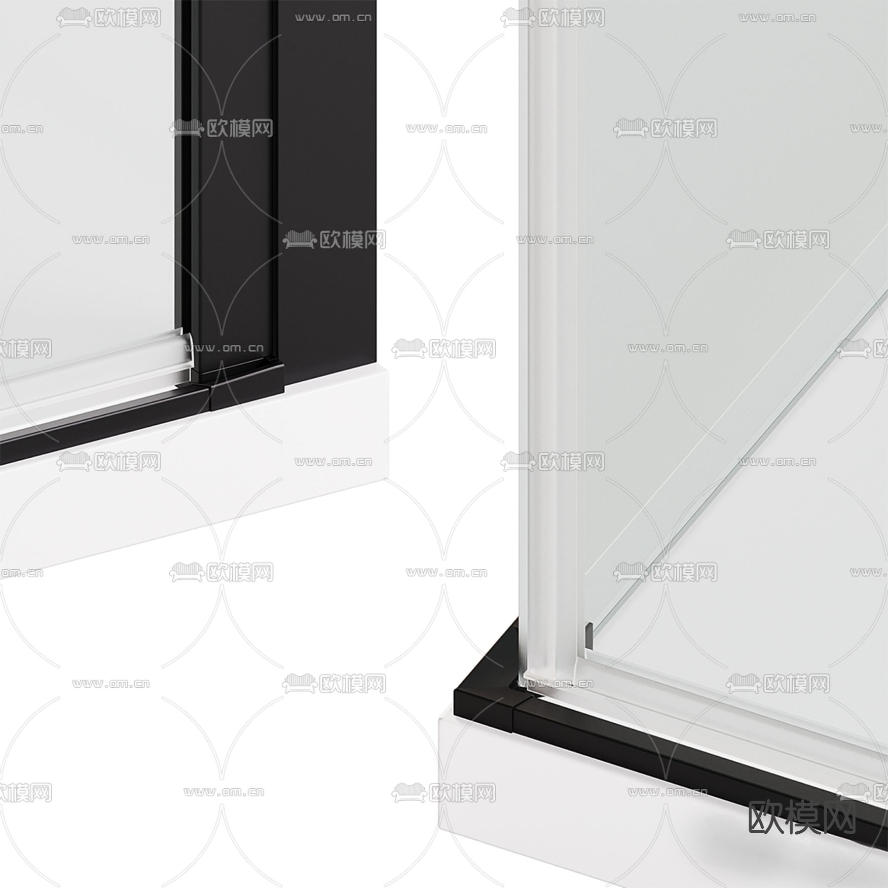 淋浴间3d模型下载（渲染图4）