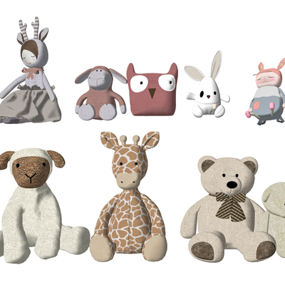  毛绒 玩具 娃娃 公仔su模型 