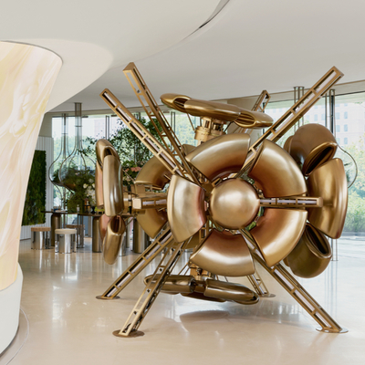 ENJOYDESIGN 花朵艺术装置（只需要艺术装置，不要场景）