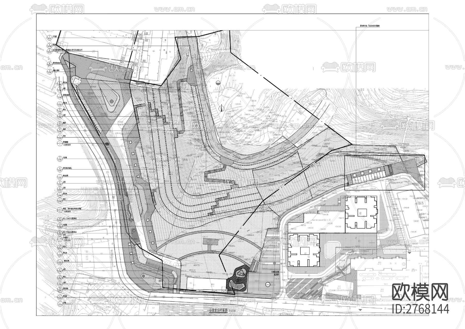 建峰工业集团有限公司移民安置区人居环境改善工程cad施工图下载（渲染图5）