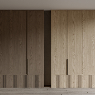 现代衣柜 衣橱su模型