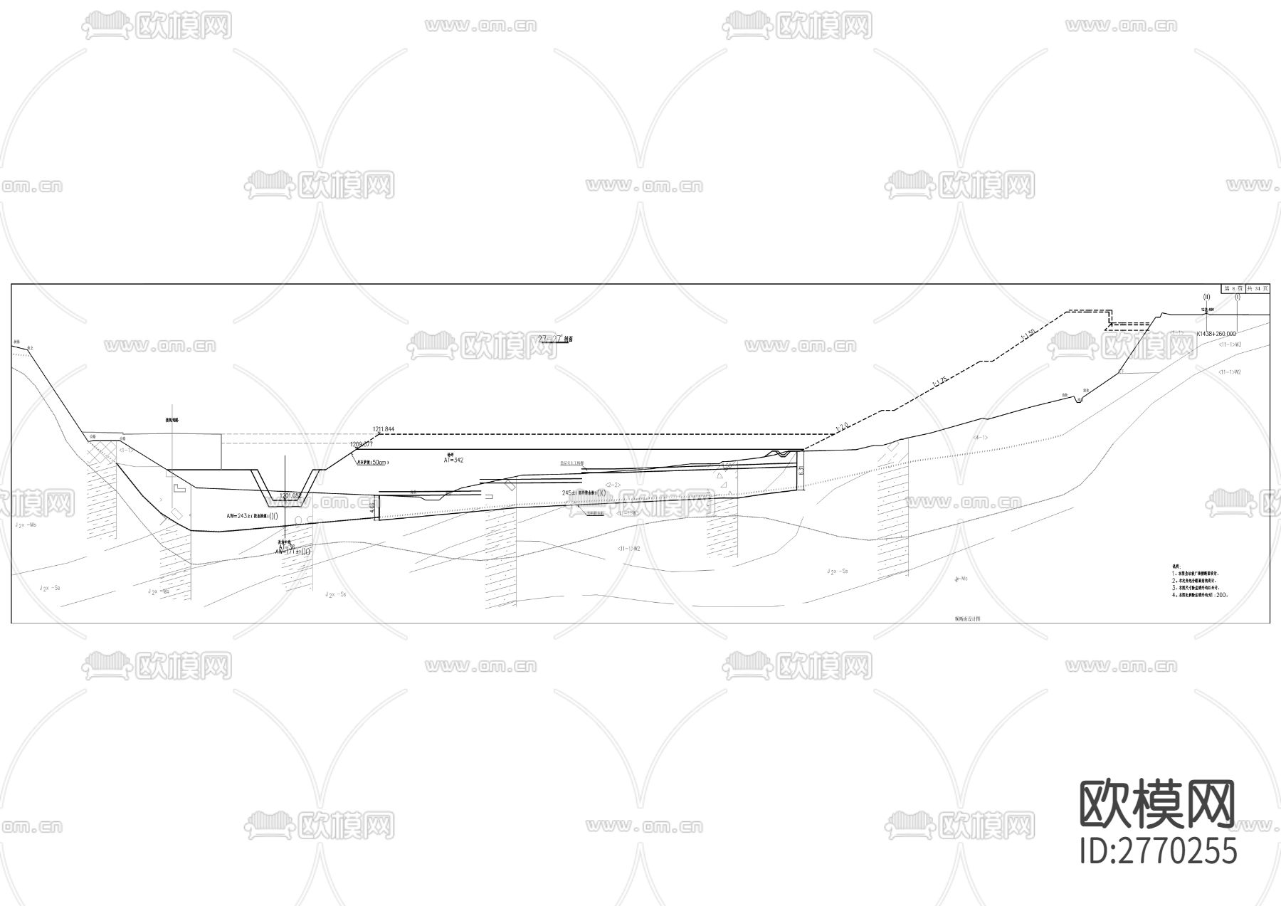 铁路cad施工图下载（渲染图2）