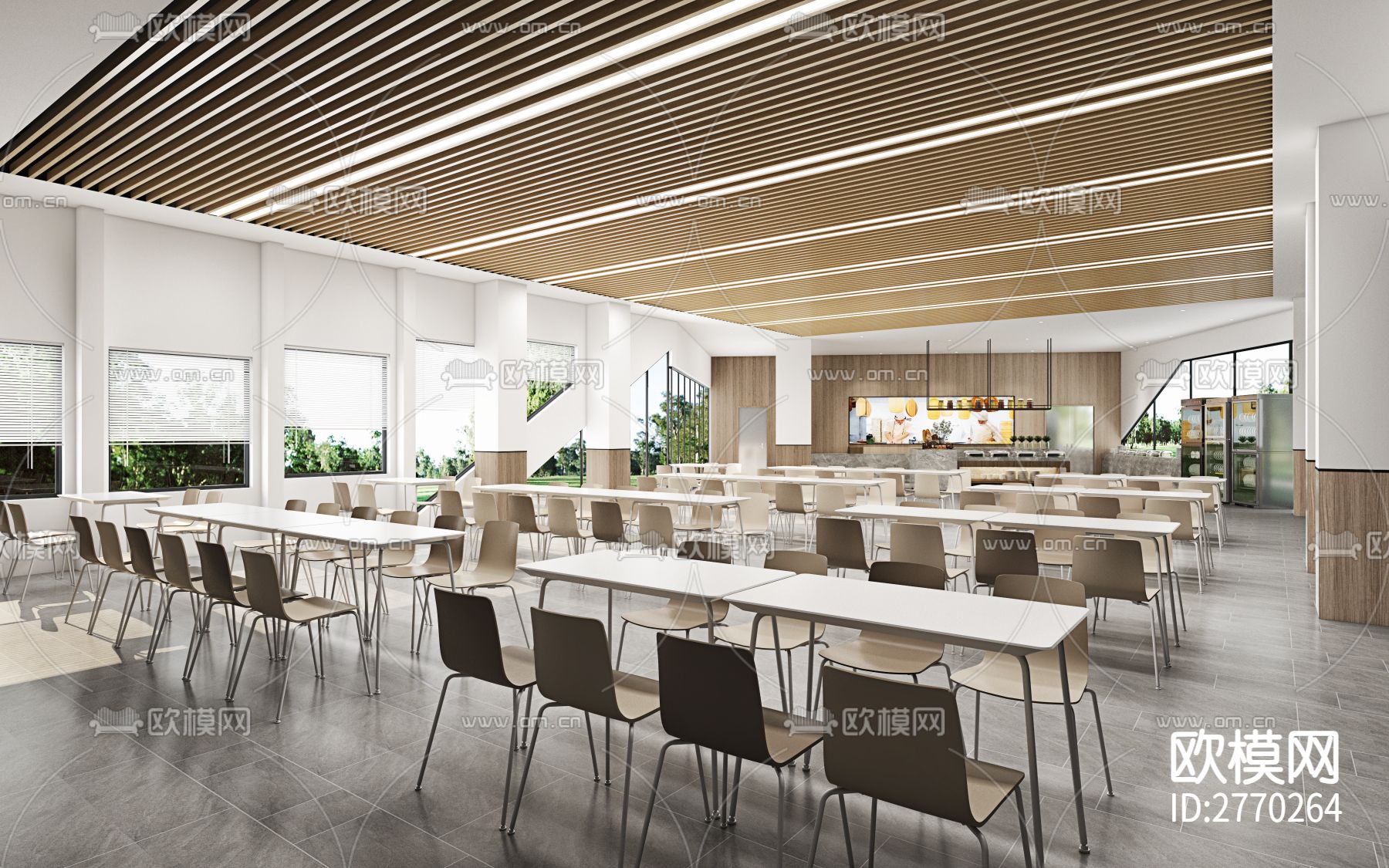 渝西水质检测站cad施工图下载（渲染图10）