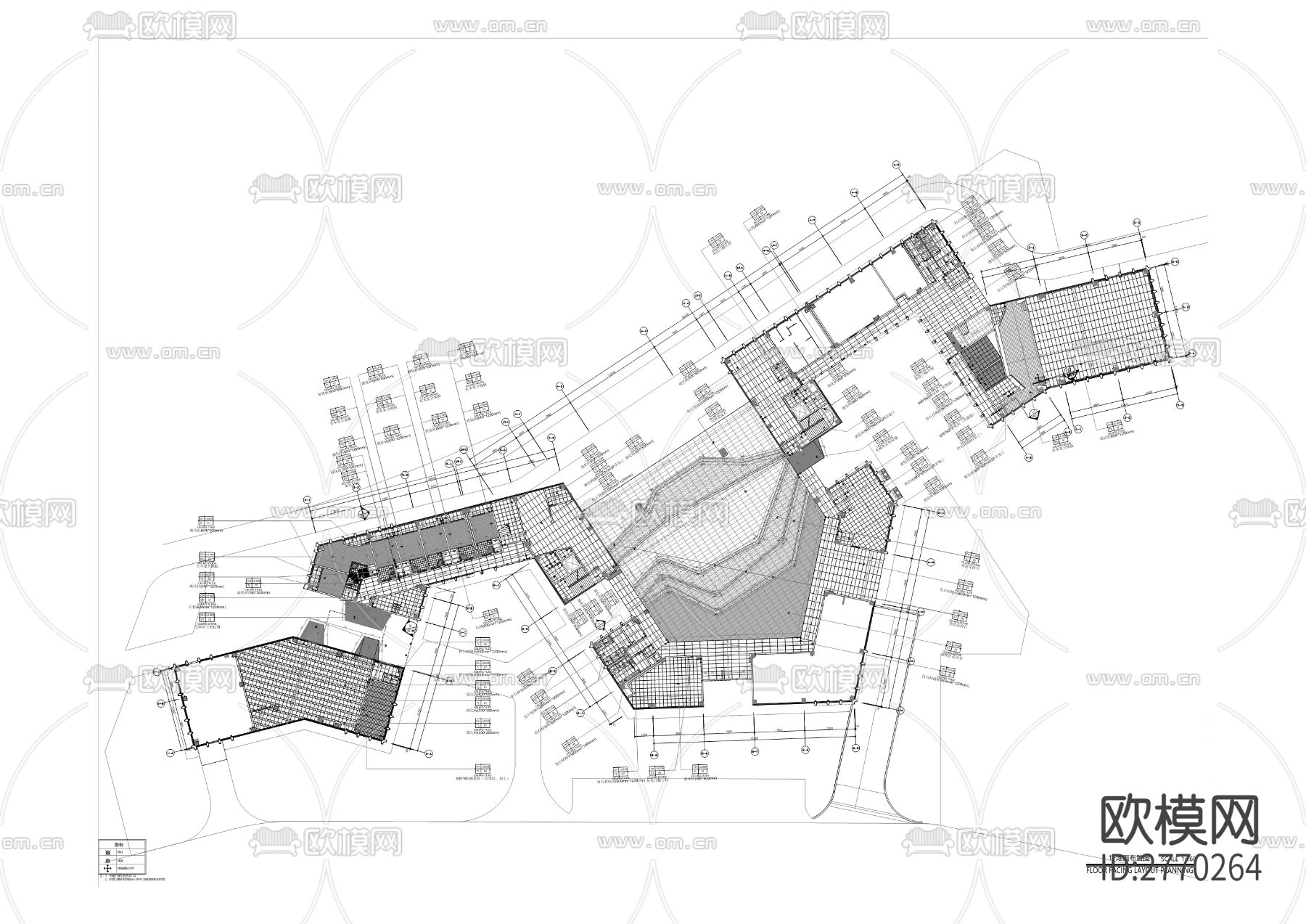 渝西水质检测站cad施工图下载（渲染图1）