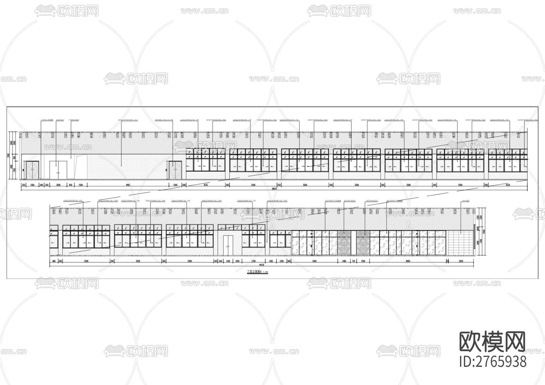工厂cad施工图下载（渲染图5）