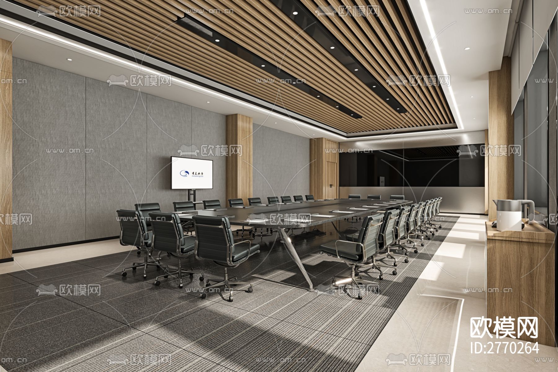 渝西水质检测站cad施工图下载（渲染图9）