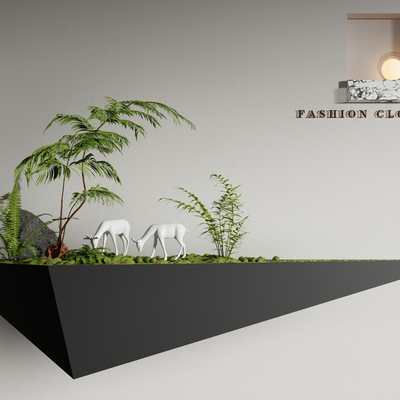  苔藓造景 植物堆su模型 