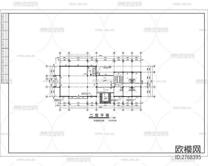 會所建筑CAD施工圖下載(渲染圖4)
