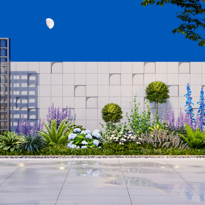  景观植物 球形灌木su模型 