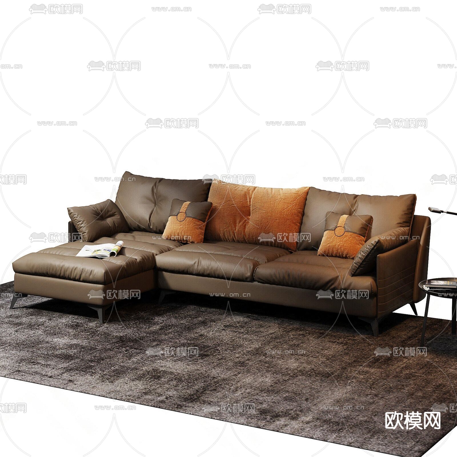 多人沙发3d模型下载_ID14209859_3dmax免费模型-欧模网