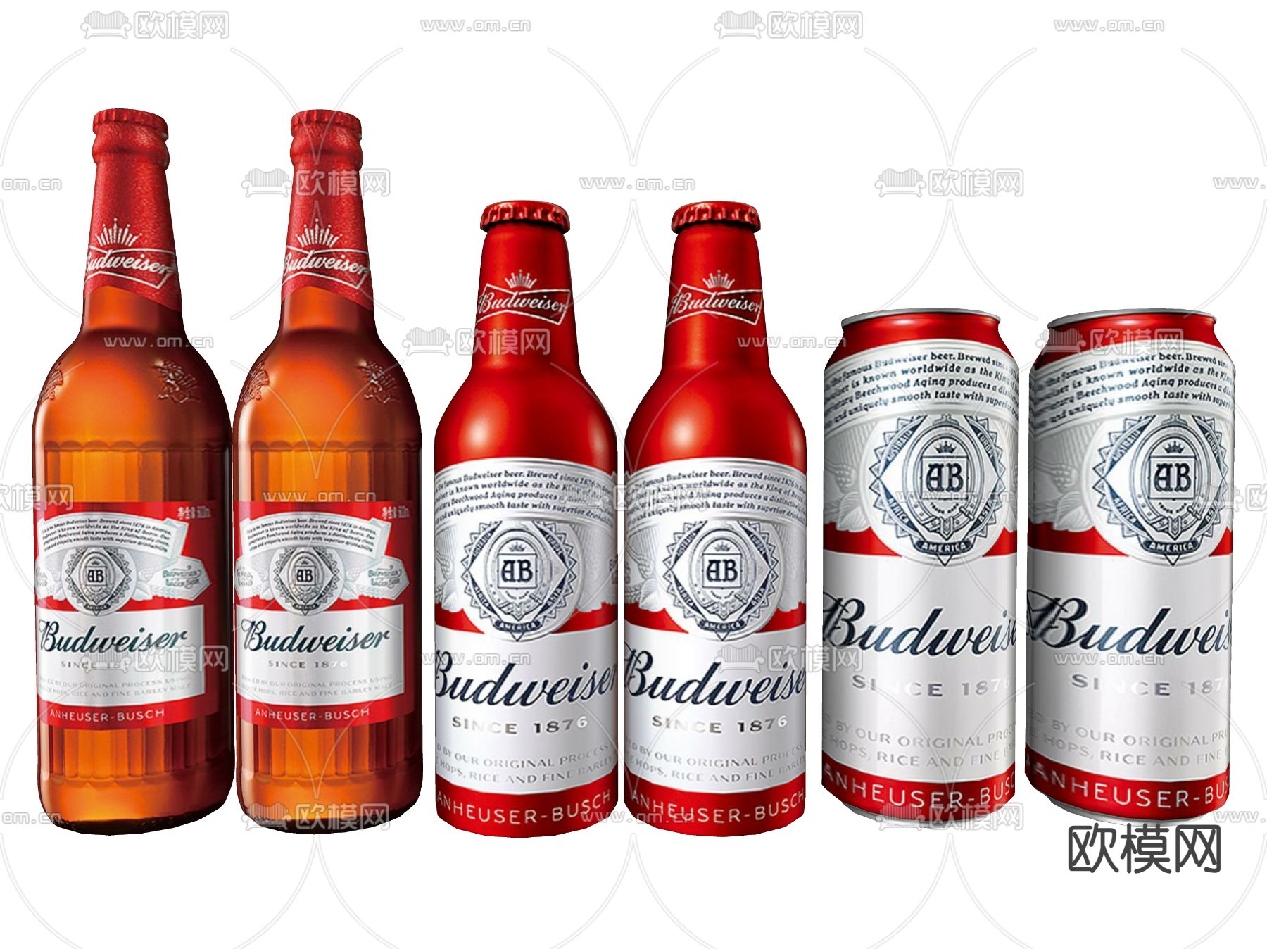 啤酒 红酒 洋酒 酒瓶su模型下载（渲染图2）