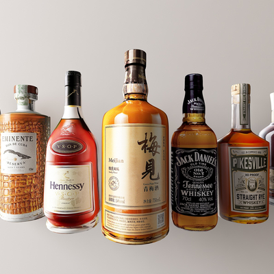  香槟酒 啤酒 红酒su模型 