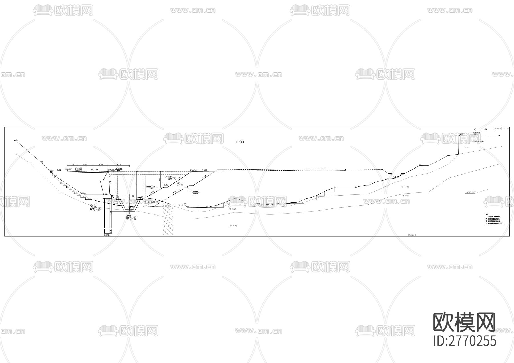 铁路cad施工图下载（渲染图1）