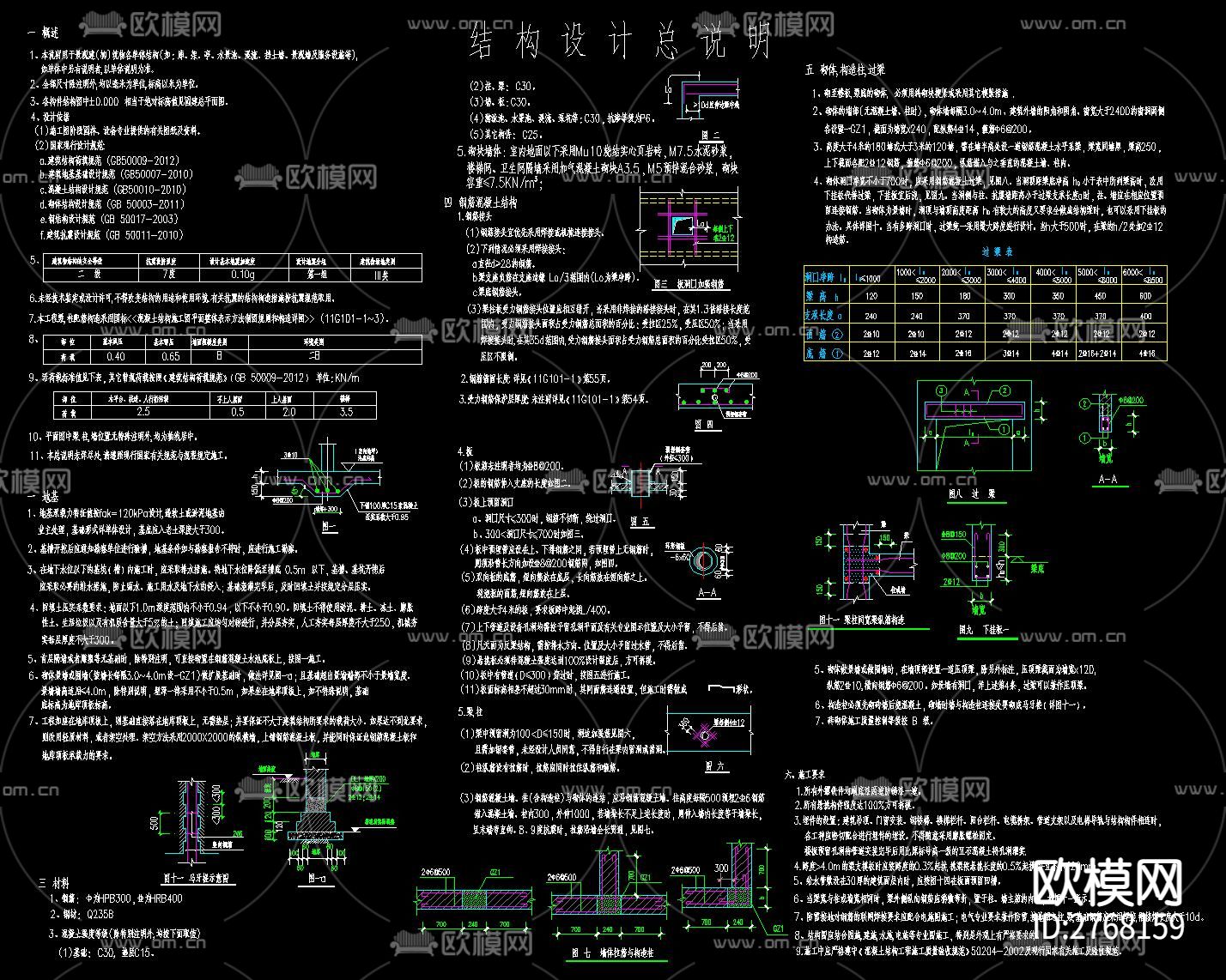 各大设计院设计cad说明图库下载（渲染图6）