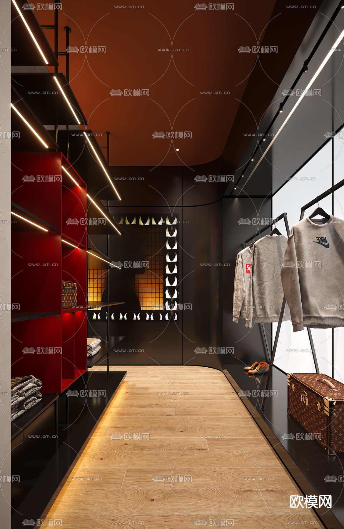 服装店 女装店3d模型下载（渲染图1）