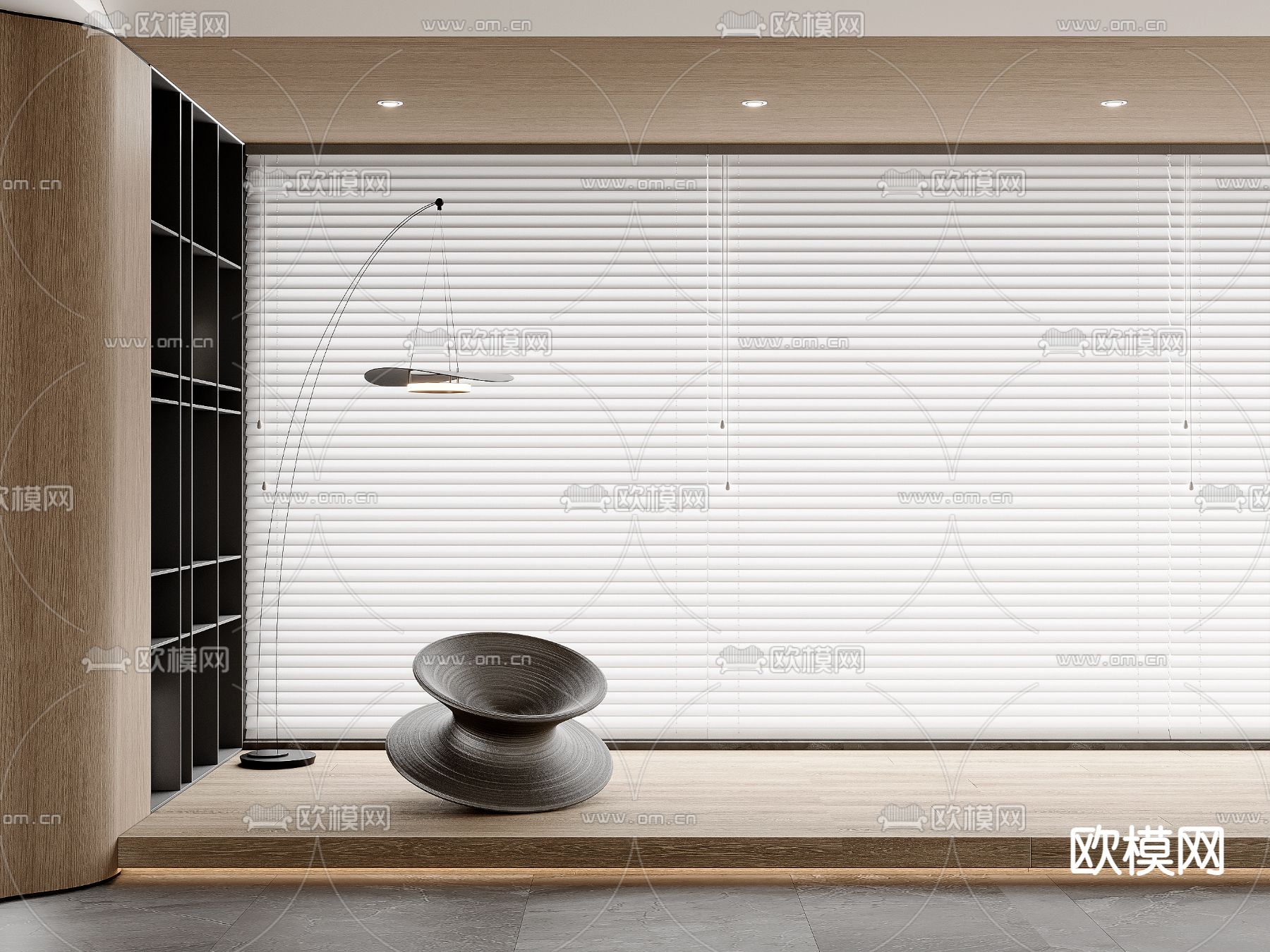 窗帘 百叶帘 遮光帘3d模型下载