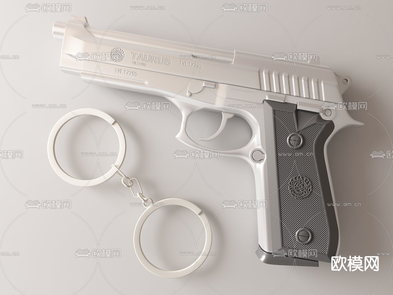 武器 手枪 手铐su模型下载（渲染图1）