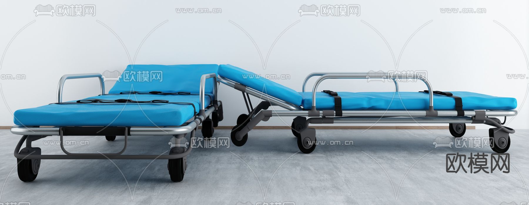 医疗护理床3d模型下载