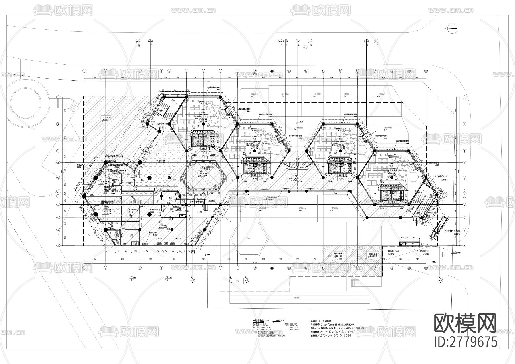 庙坡幼儿园建设工程项目cad施工图下载（渲染图7）