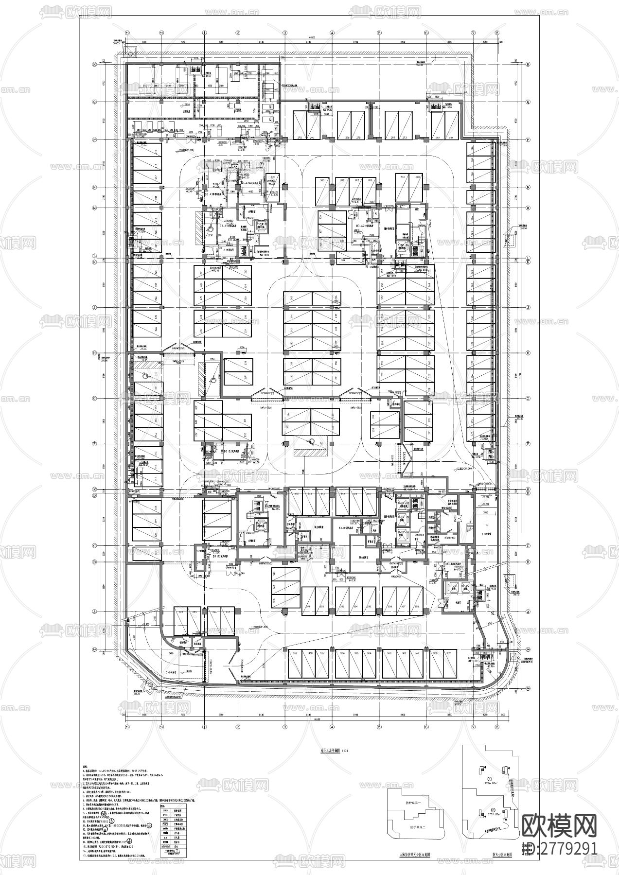 金隅大成时代都汇小区cad施工图下载（渲染图5）