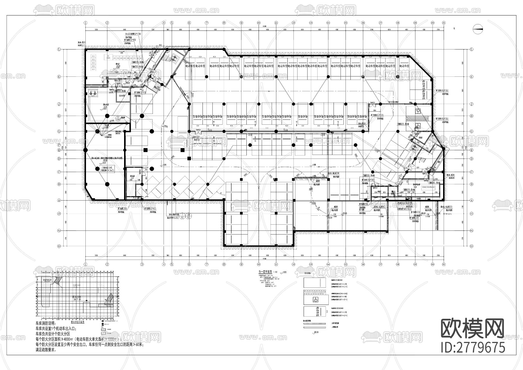 庙坡幼儿园建设工程项目cad施工图下载（渲染图2）