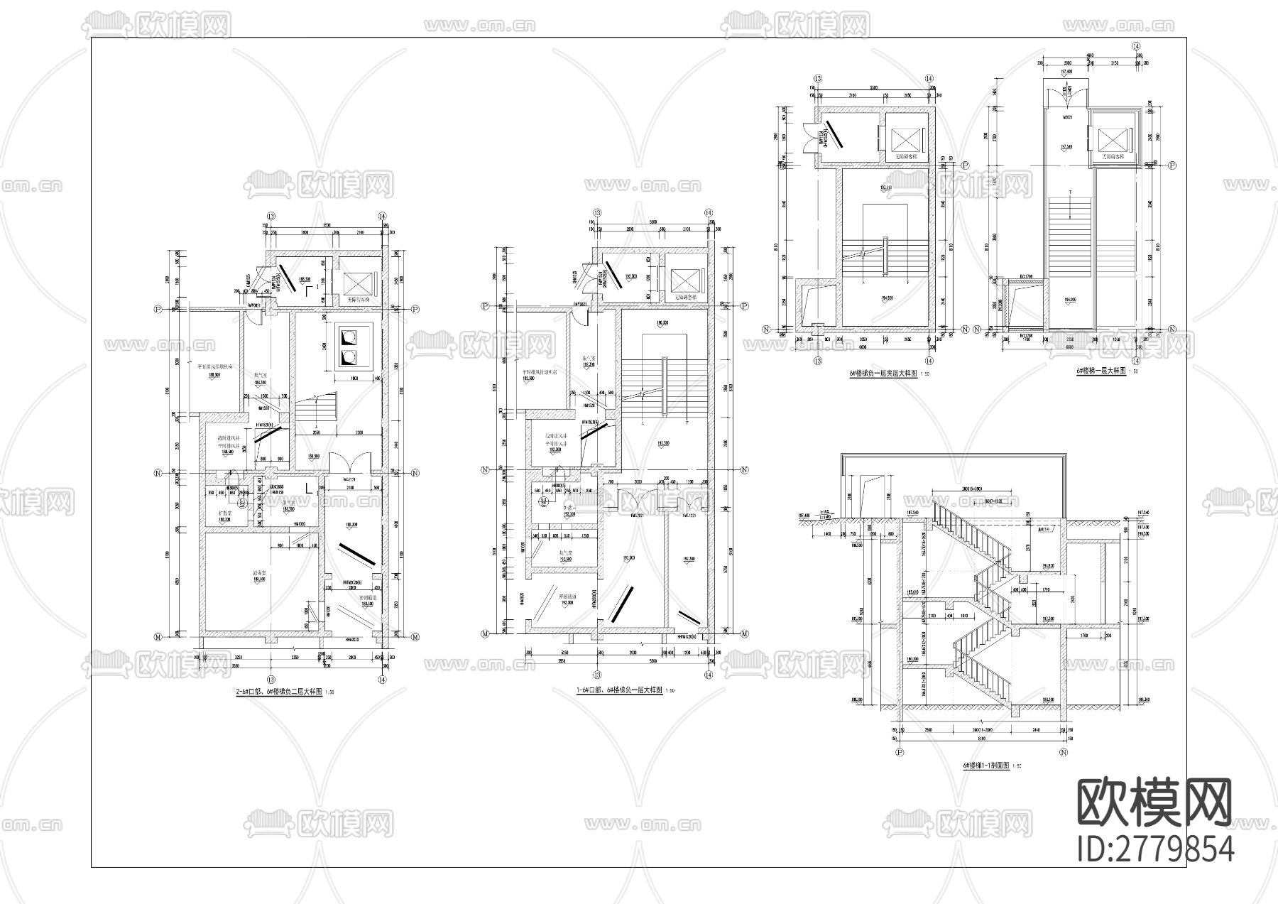人防密闭门及战时通风防护CAD施工图下载（渲染图3）