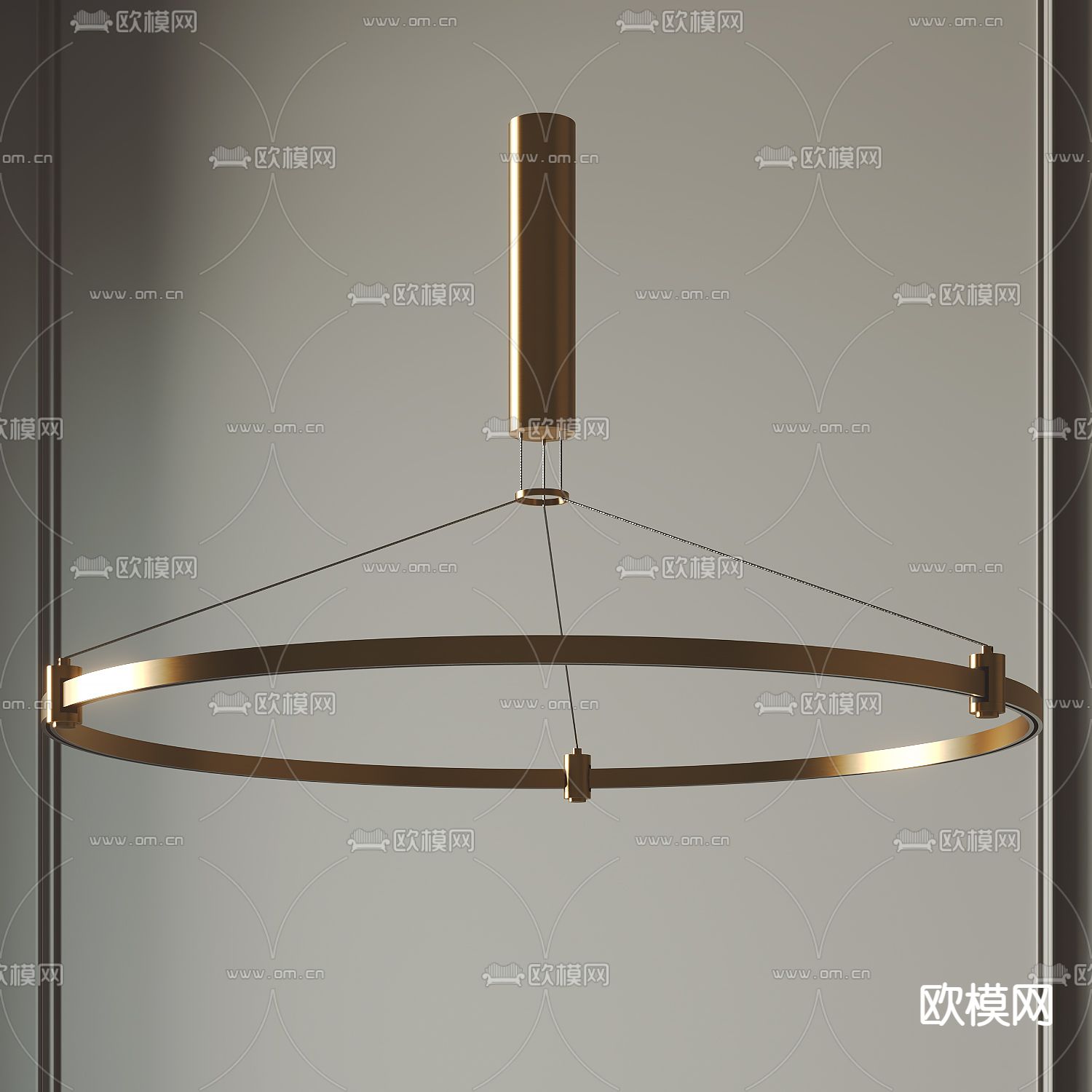 现代环形吊灯su模型下载_ID14208318_sketchup模型下载-欧模网