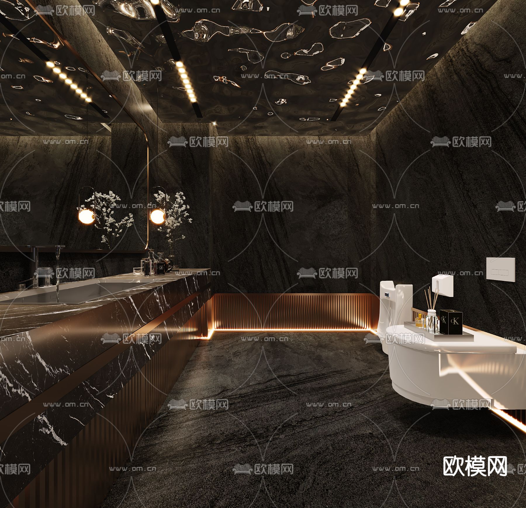 酒店卫生间3d模型下载