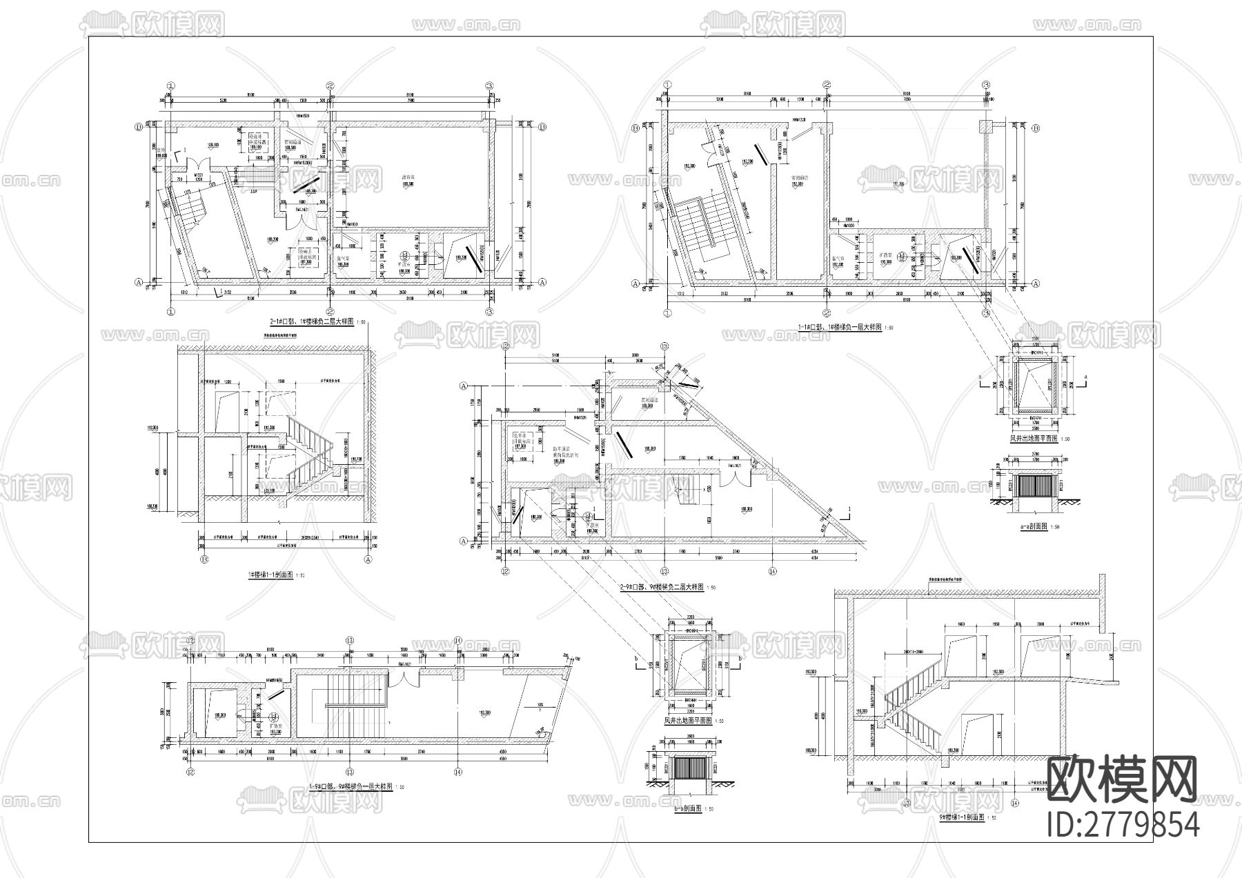 人防密闭门及战时通风防护CAD施工图下载（渲染图5）