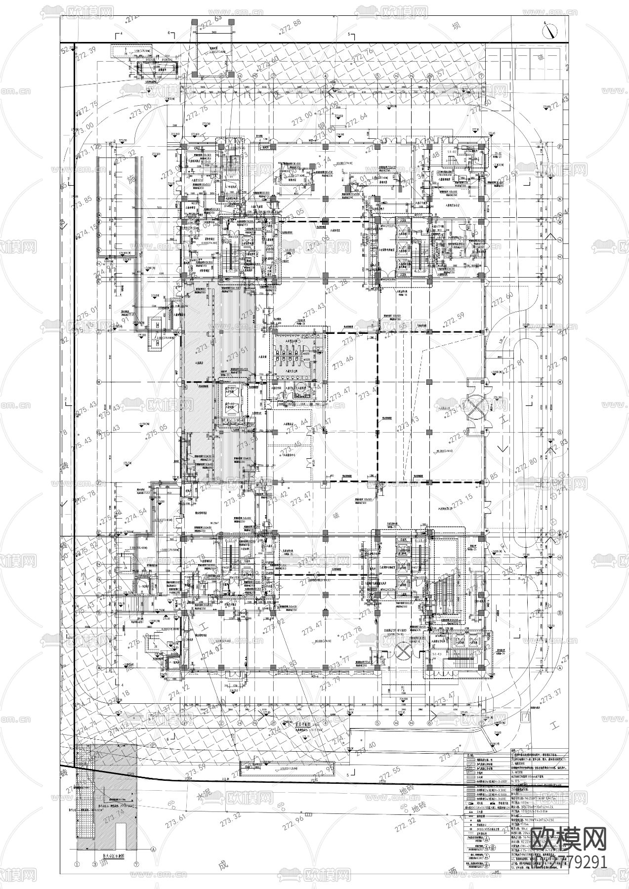 金隅大成时代都汇小区cad施工图下载（渲染图3）