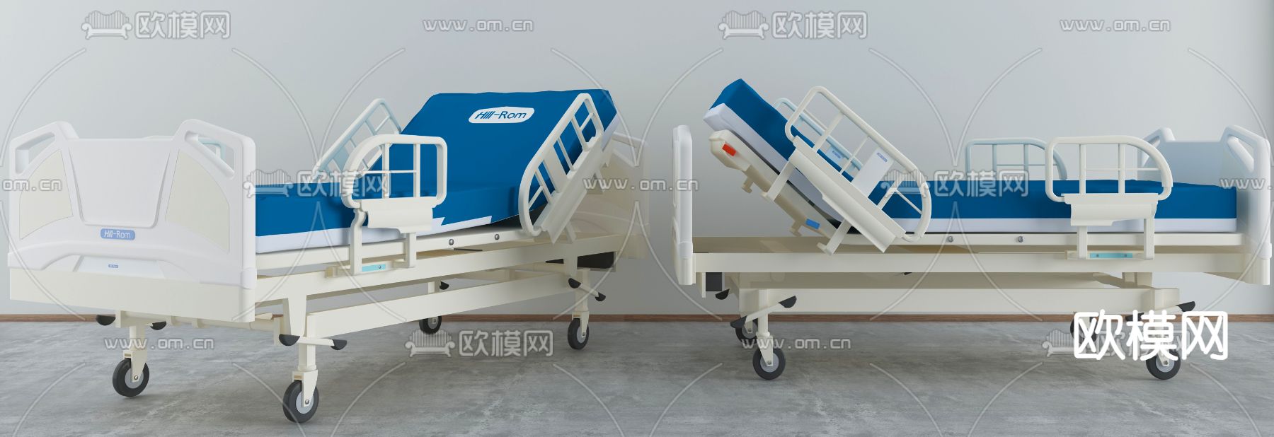 医疗器材 医疗床3d模型下载