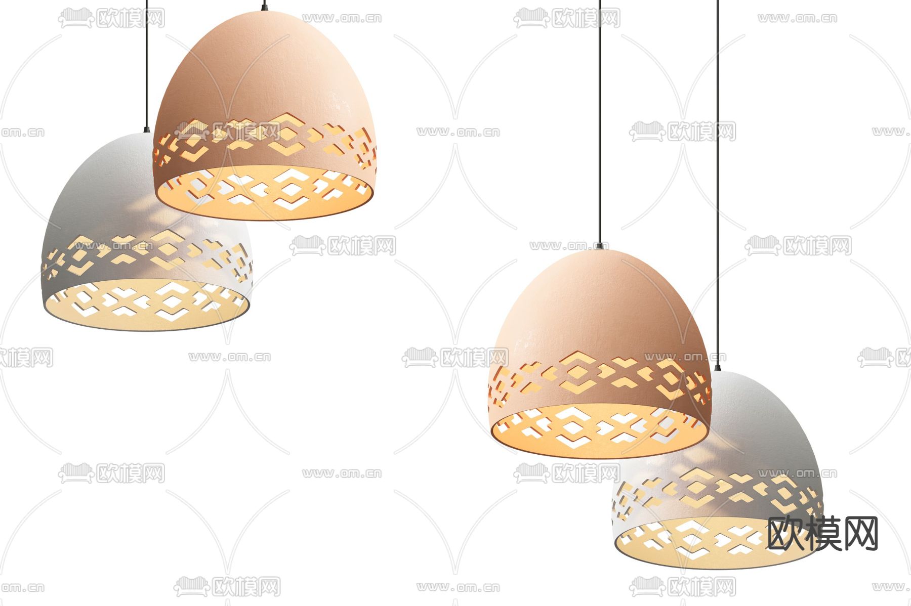 北欧吊灯 餐厅吊灯3d模型下载