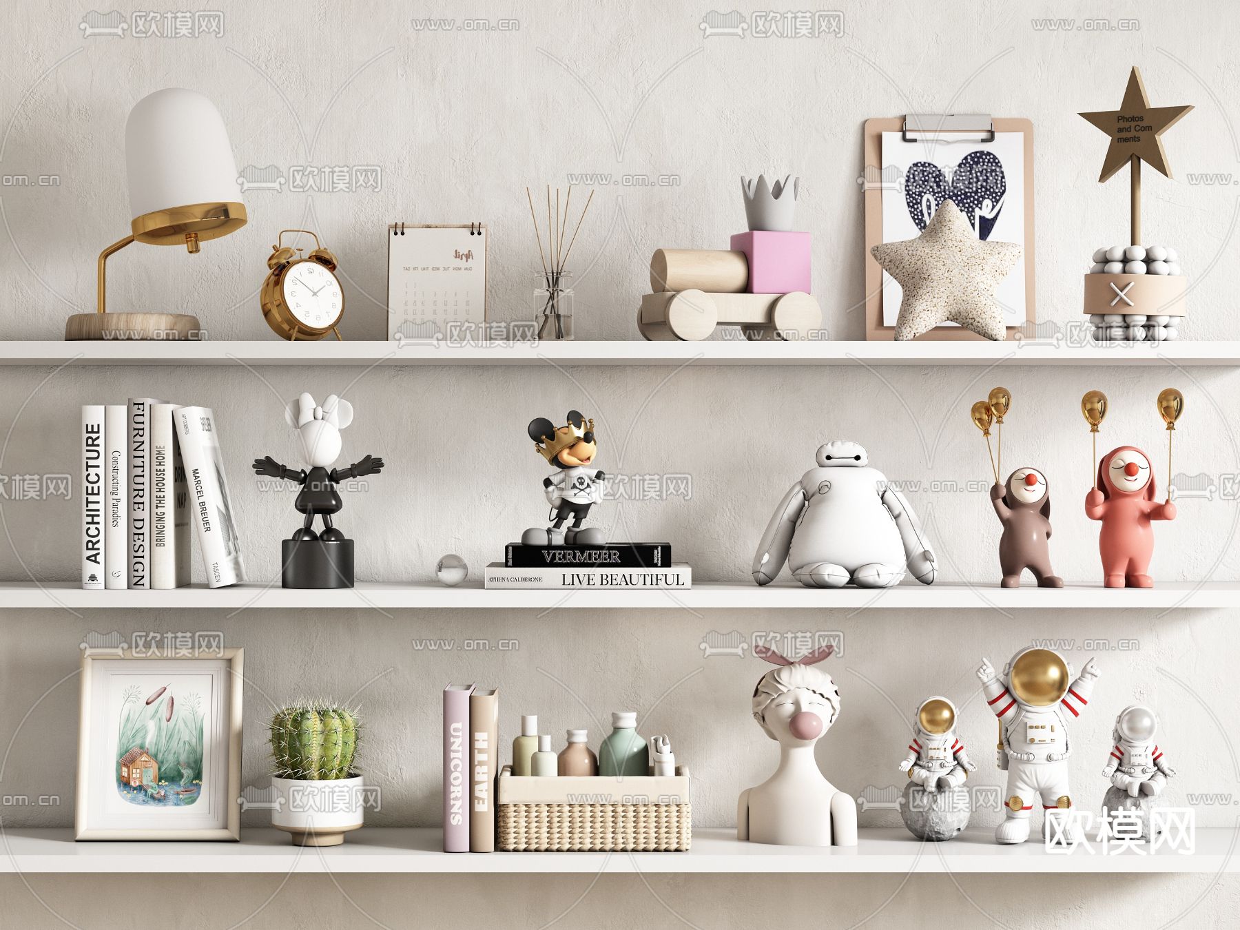 儿童装饰品 摆件 玩具 玩偶3d模型下载