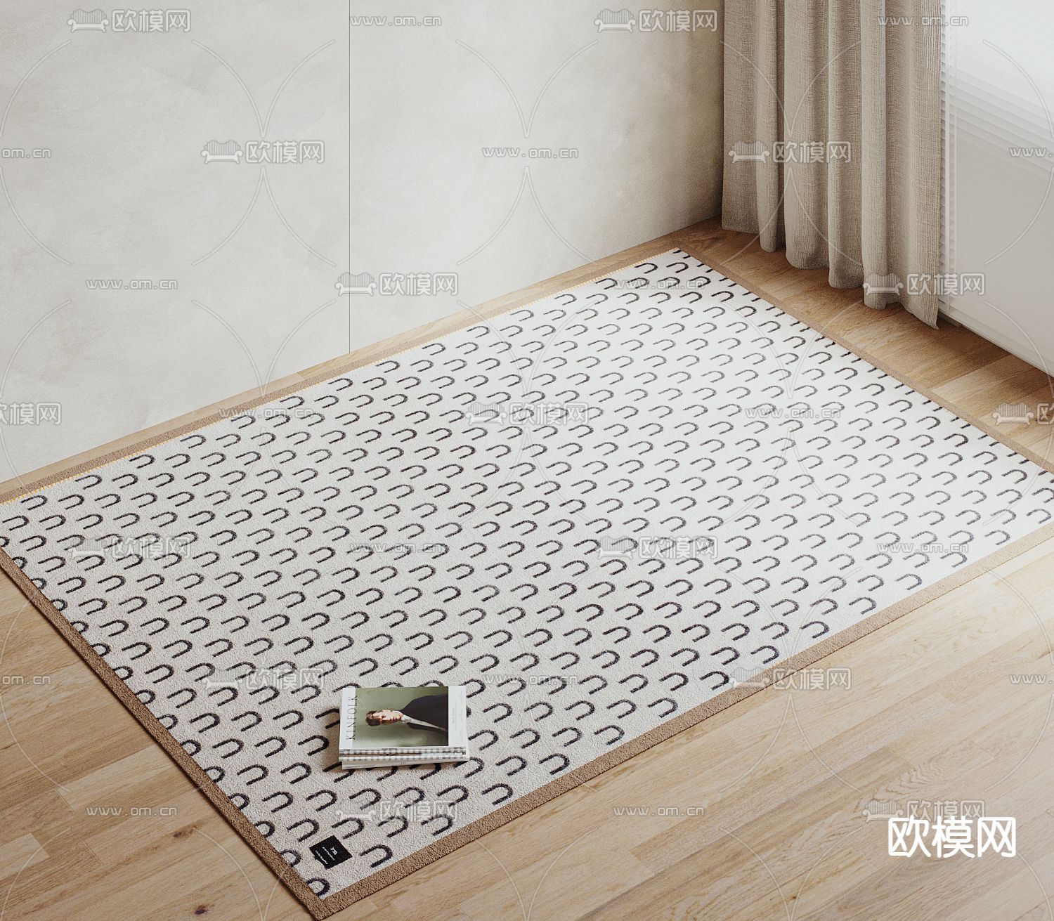 法式地毯3d模型下载_ID14218292_3dmax免费模型-欧模网