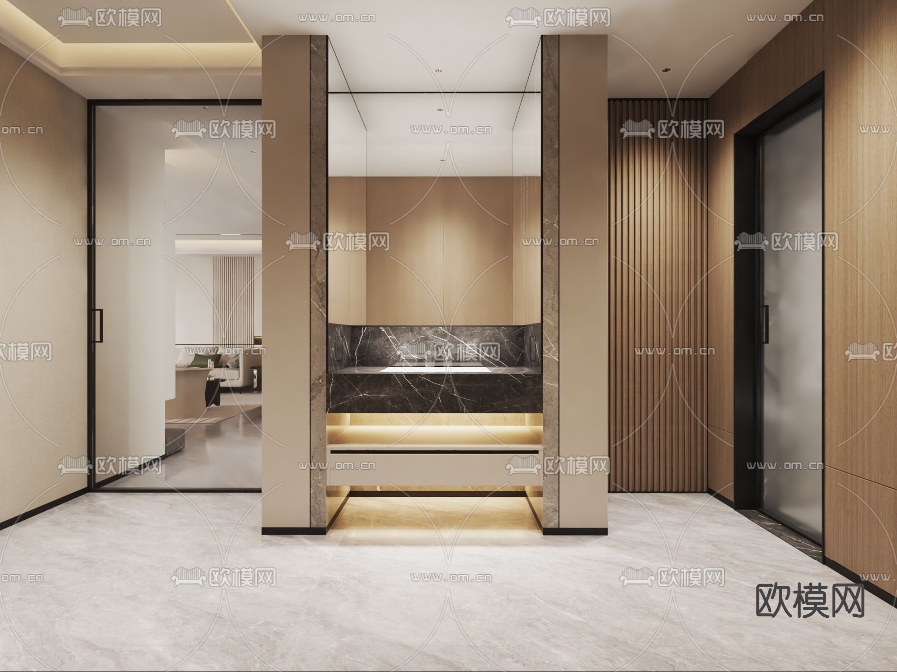 洗手台免费3d模型下载