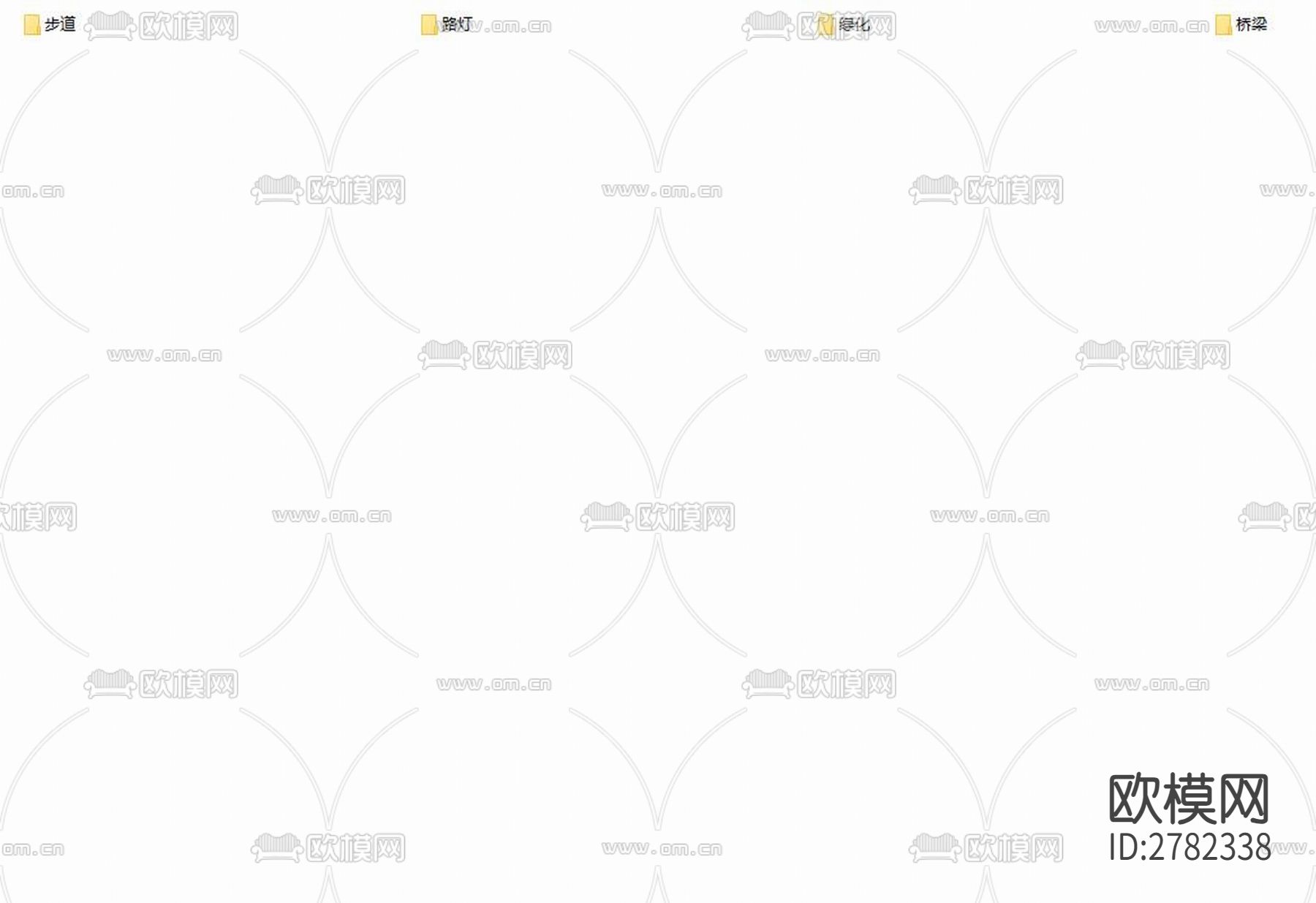 玉仙路路灯 步道 桥涵及绿化整治工程CAD施工图下载（渲染图2）