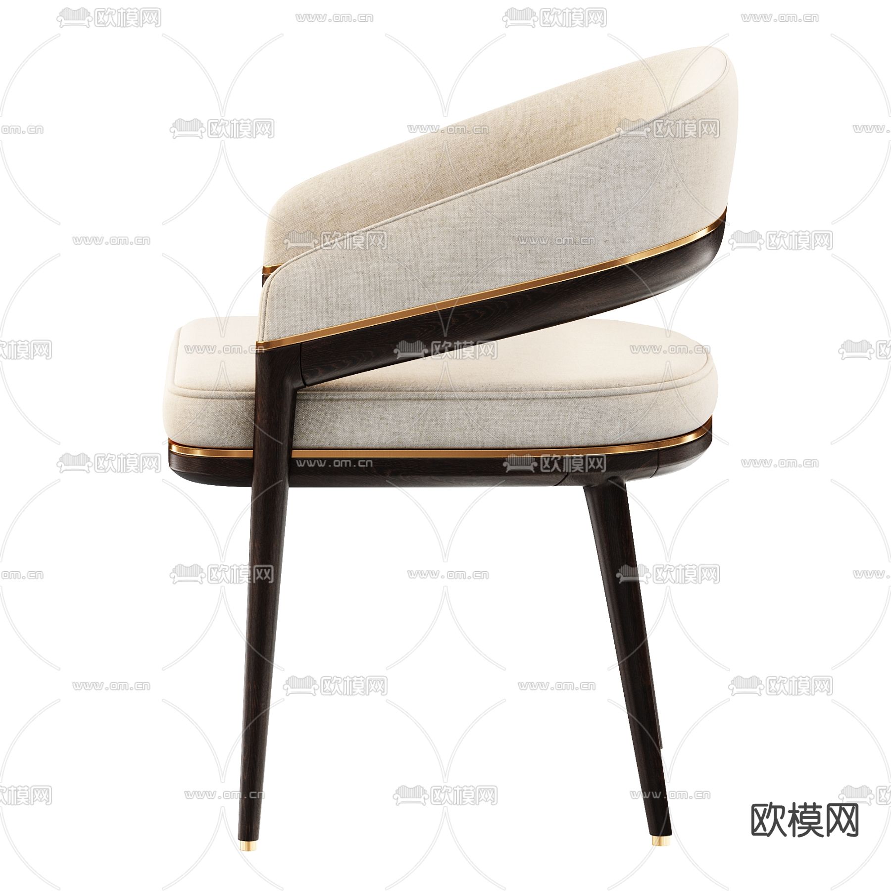 现代椅子 休闲椅3d模型下载（渲染图4）