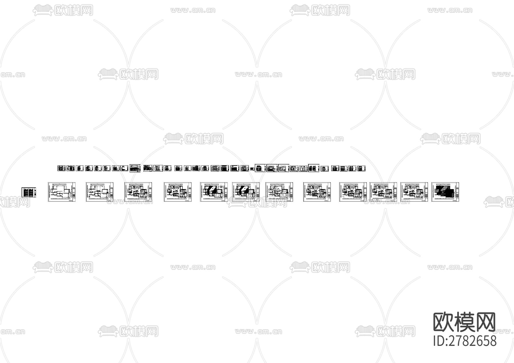 家装CAD施工图下载（渲染图1）