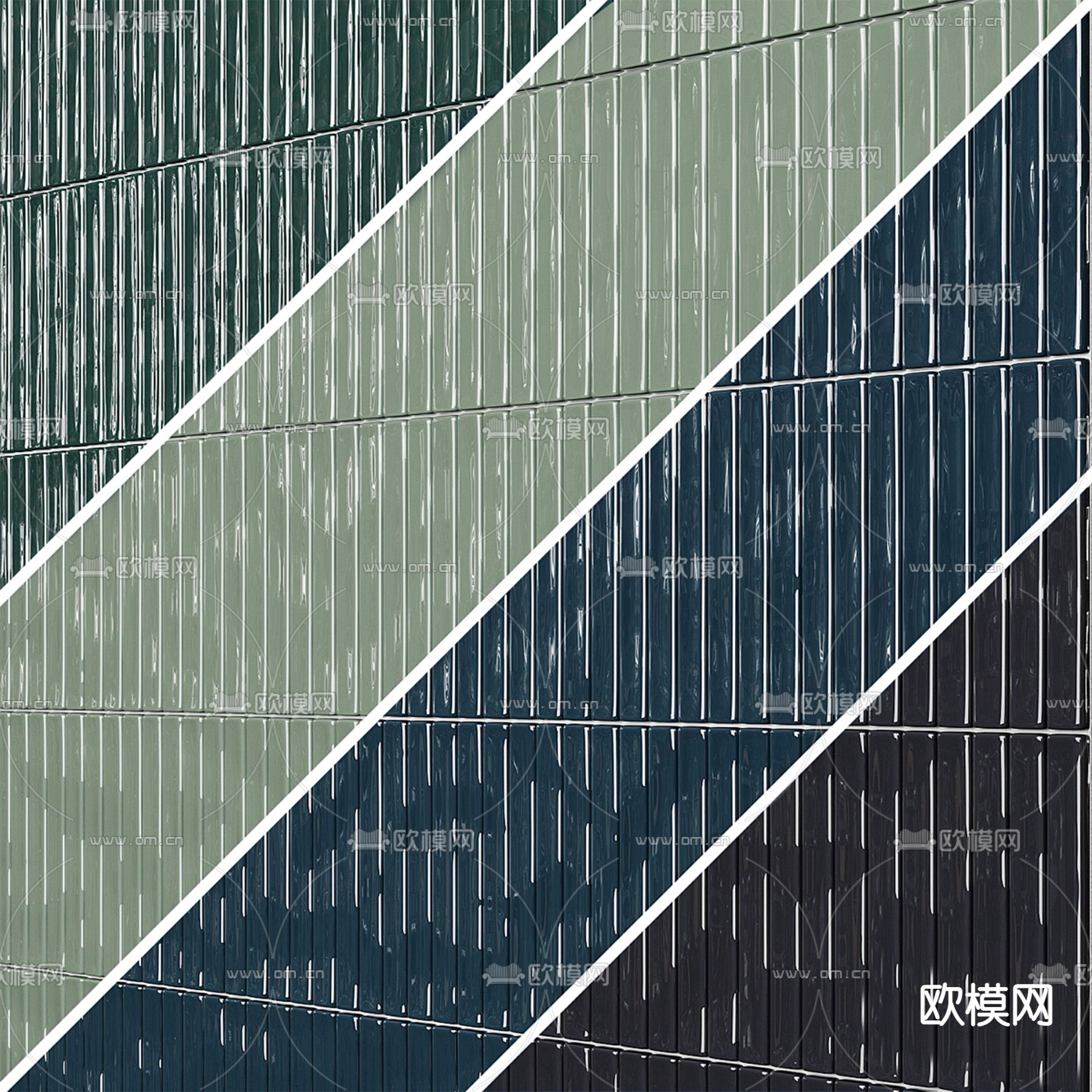 墙砖 瓷砖3d模型下载（渲染图2）