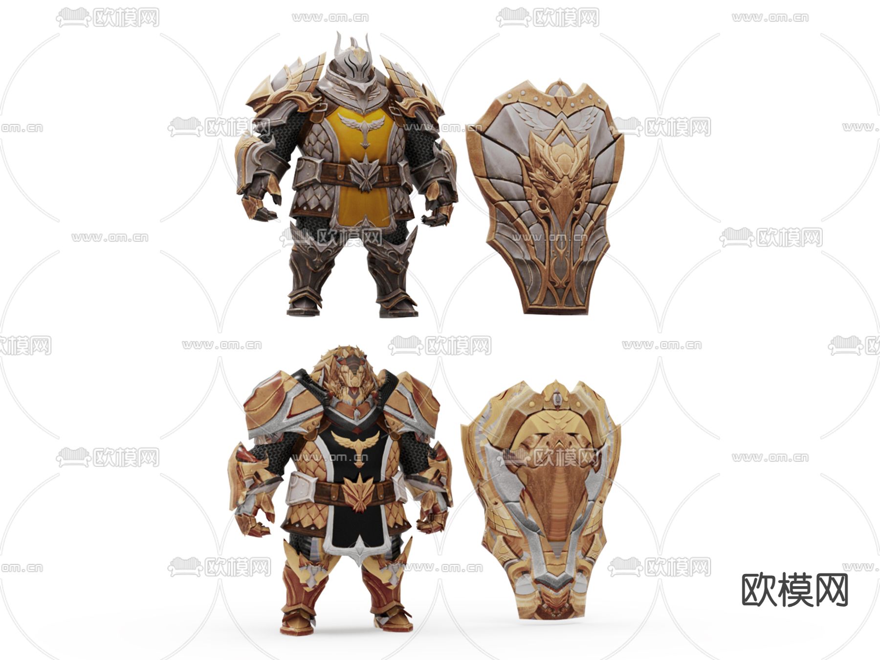 游戏人物 怪兽su模型下载（渲染图1）