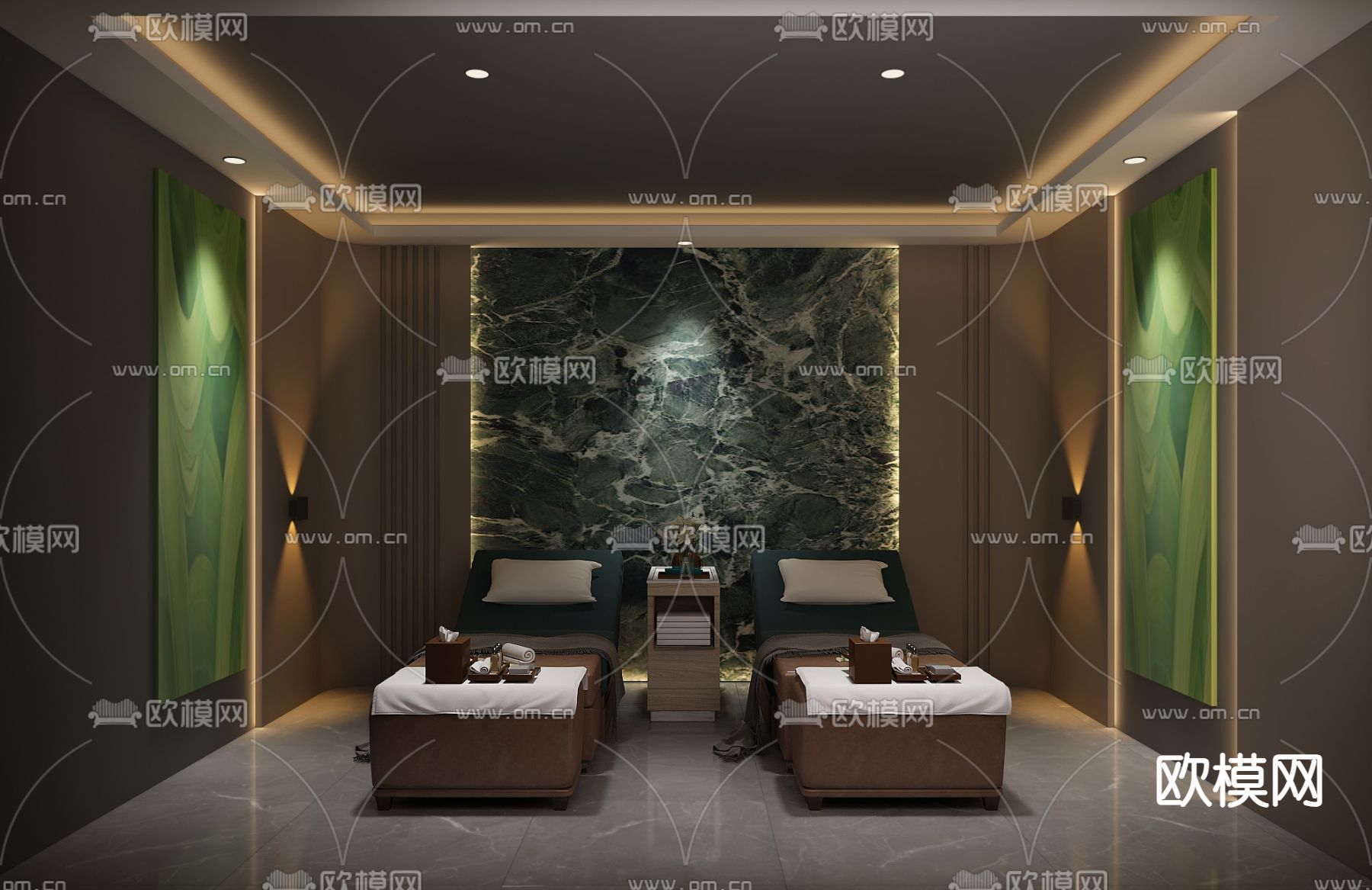 足浴房3d模型下载（渲染图3）