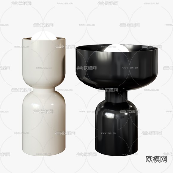 MUMU 创意台灯3d模型下载