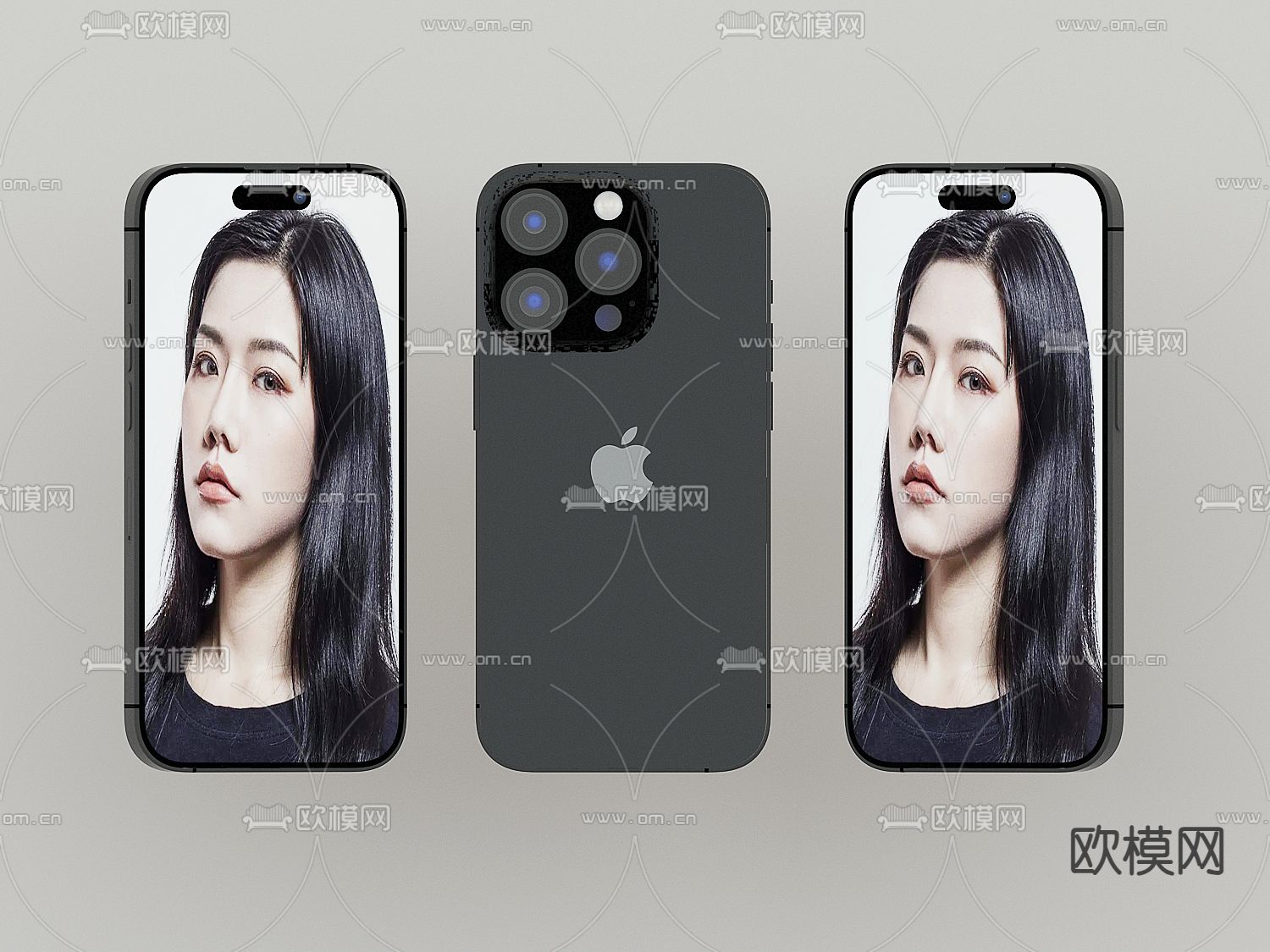 数码产品 苹果手机su模型下载（渲染图1）