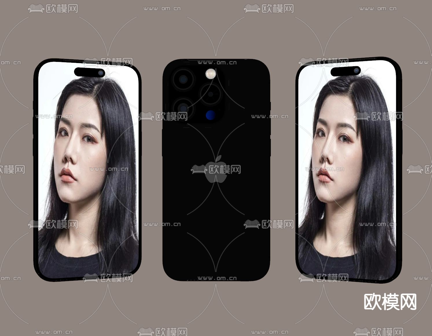 数码产品 苹果手机su模型下载（渲染图2）