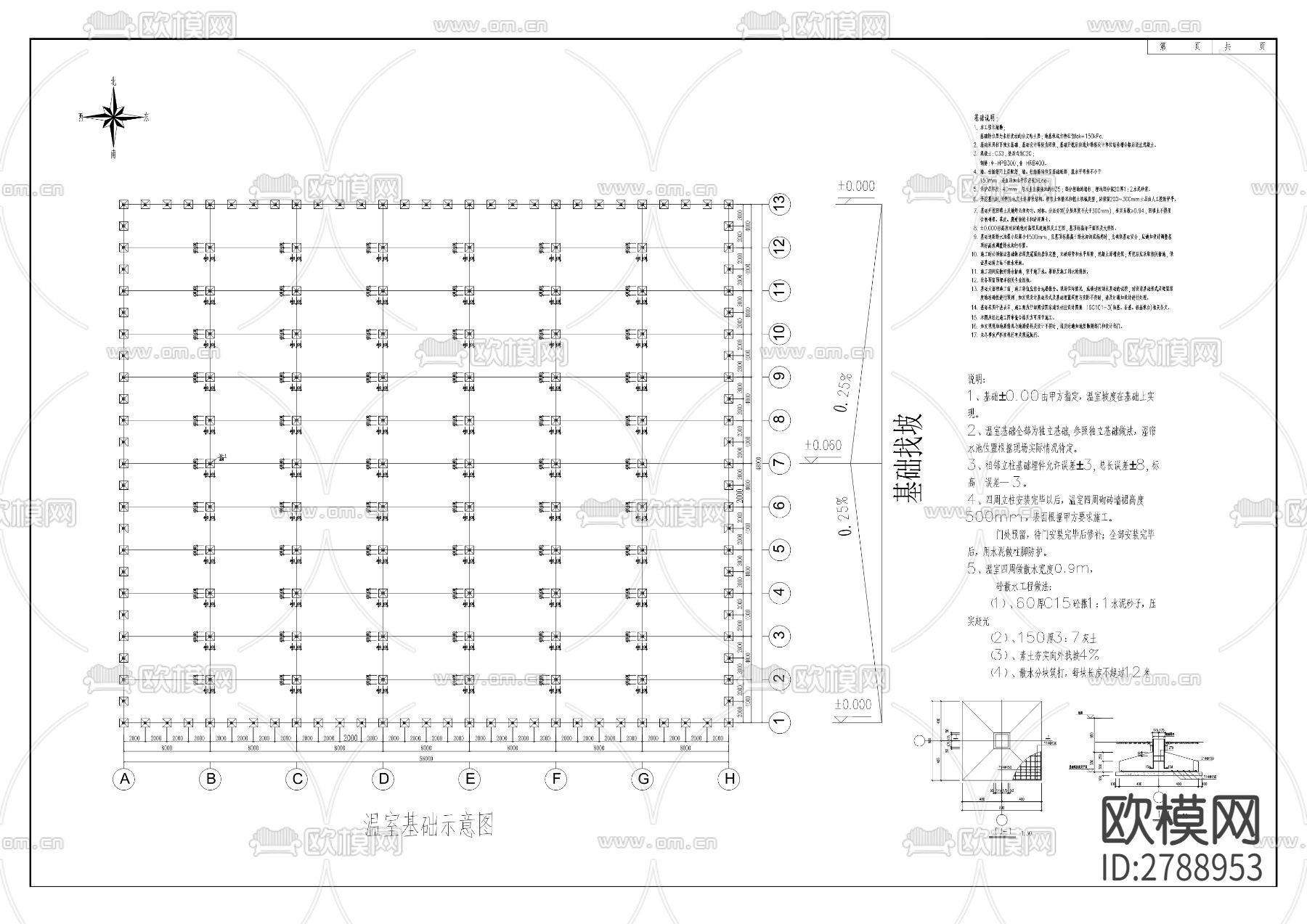 太和镇移民后扶项目大棚 灌溉渠建设工程下载（渲染图4）