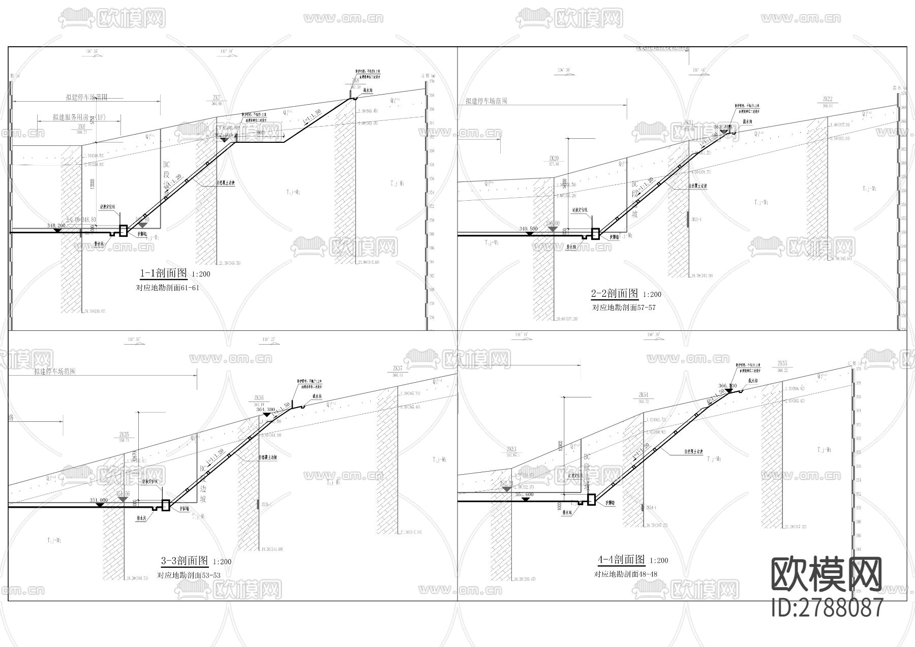 白涛工业园区物流仓储中心配套工程CAD施工图下载（渲染图2）