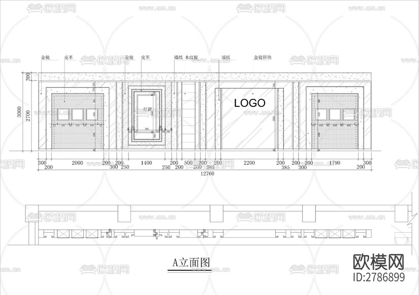 珠寶店全套裝修CAD施工圖下載(渲染圖9)