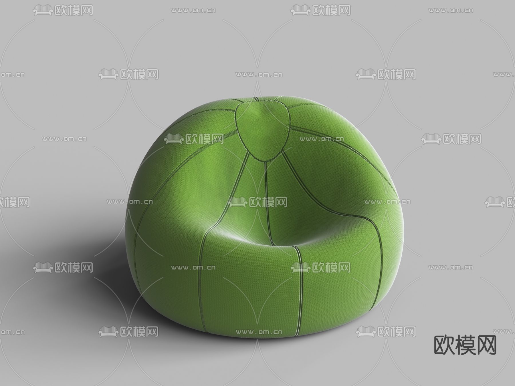 懒人沙发3d模型下载（渲染图1）