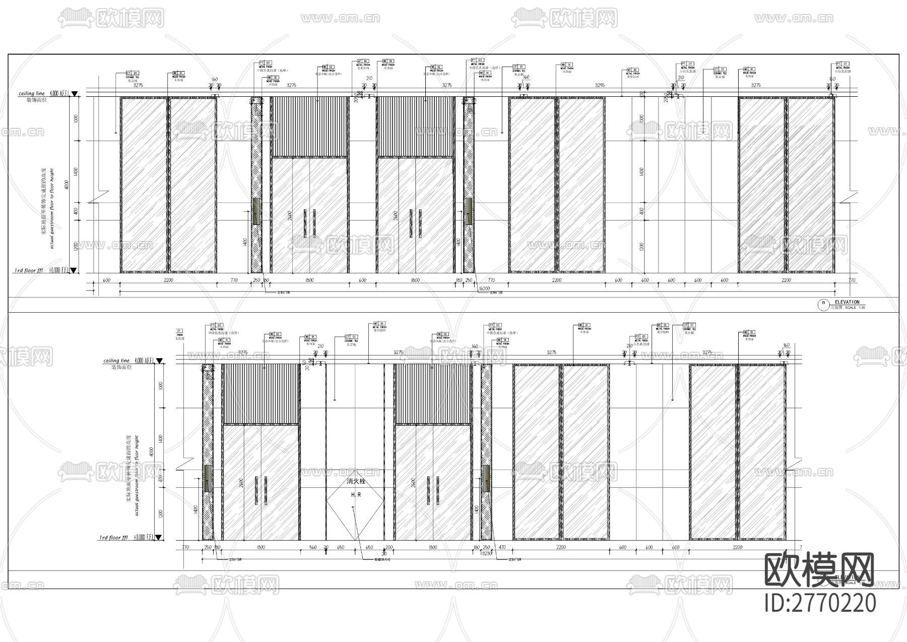 教学楼cad施工图下载（渲染图6）